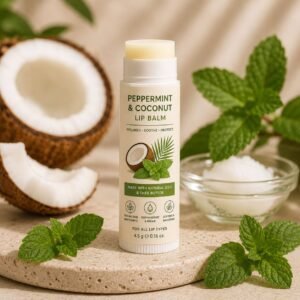 Peppermint & Coconut Lip Balm